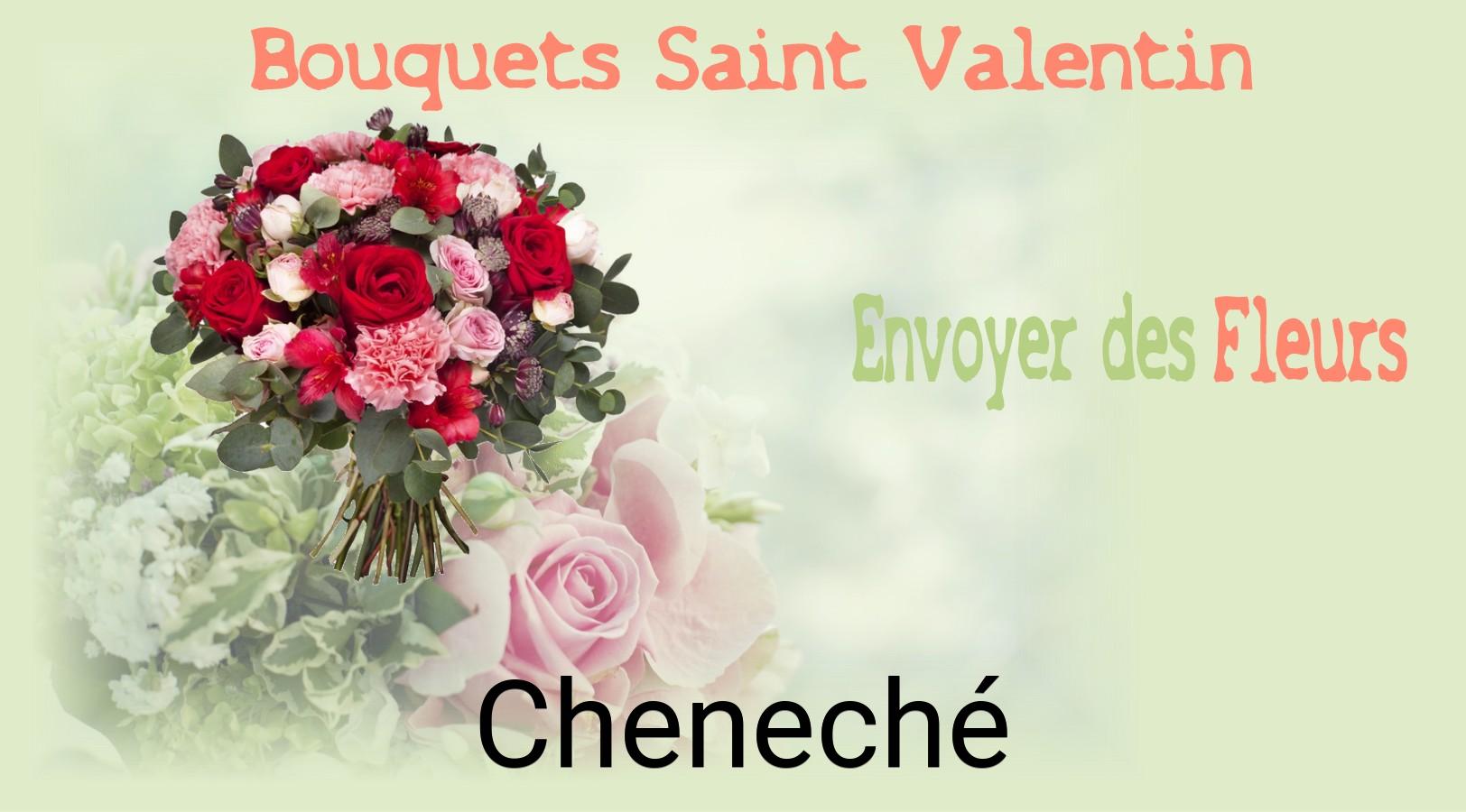 Roses de Saint-Valentin livrées à Cheneché